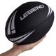 Мяч для регби №4 для подростков от 10 до 14 лет LEGEND R-3292 черный-белый - изображение 6