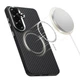 Чехол Tech-Protect Ion Carbon для Samsung Galaxy S26 Black/Silver with MagSafe (5906302390519) - изображение 3