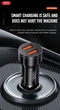 Автомобільний зарядний пристрій XO CC48 Smart Dual USB Metal Black (XO-CC48) - зображення 5