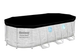 Овальный каркасный бассейн Bestway, 549×274×122 см, 13420л, с картриджным фильтром, лестницей и тентом - изображение 3