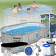 Овальный каркасный бассейн Bestway, 549×274×122 см, 13420л, с картриджным фильтром, лестницей и тентом - изображение 6