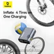 Велокомпрессор Baseus PrimeTrip Series Portable Bike Pump 1750mAh 45W Black (C11169000121-00) - изображение 8