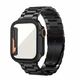 Бампер і металевий ремінець для Apple Watch на всі серії Чорний - зображення 1