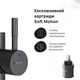 Смеситель для кухни с L-изливом AM.PM X-Joy S EcoStart черный F85B05022 - изображение 4