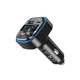 ФМ-модулятор XO BCC08 MP3 5V/3.1A Car Charger with Ambient Light Чорний - изображение 4