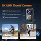 Экшн камера TOSBARRFT T70M 4K, WiFi, 2 экрана, 64GB, стабилизация, 130°, водозащита - изображение 7