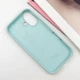 Чохол Silicone Premium case MagSafe з захистом камери та дисплея для iPhone 16 Full Protective mint 2937 - изображение 7