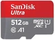 Карта пам'яті SanDisk 512 GB microSDXC UHS-I Ultra A1 + SD adapter (SDSQUAC-512G-GN6MA) - изображение 2