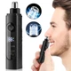 Тример для носа та вух Nasal hair device JS-002 на акумуляторі з USB зарядкою чорний - зображення 2