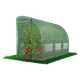 Полуарочная теплица 4×1,5×2 м 6 м² Garden Line TUN1439 садовый парник для овощей и цветов мини-теплица для дачи и огорода пленочная укрывная теплица компактная складная переносная защита от ветра дождя солнца быстрая сборка - изображение 1