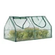 Садовая двускатная теплица Garden Line TUN5521 120×62×60 см мини-теплица с большими верхними окнами для овощей и цветов укрывная для рассады защита от ветра дождя солнца компактная складная переносная парник для дачи сада - изображение 2