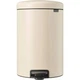 Бак для сміття з педаллю Brabantia NewIcon Pedal Bin 20 л бежевий 149948 (00801135) - зображення 1