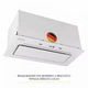 Полновстаиваемая вытяжка WEILOR LUMINA WBG 66 WHITE, белая мощная, управление жестами, 59.8 см, 1000 куб.м. - изображение 3