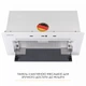 Полновстаиваемая вытяжка WEILOR LUMINA WBG 66 WHITE, белая мощная, управление жестами, 59.8 см, 1000 куб.м. - изображение 5