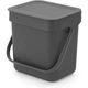 Ведро мусорное Brabantia Sort&Go 3 л серый 209888 (00800921) - изображение 1