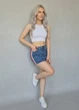 Юбка женская мини с лампасами Authentic Denim by TRF 17680 Синяя XS (укр 40-42) - изображение 2