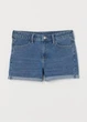 Шорти жіночі джинсові з відворотами &Denim by H&M Сині 17475 S (укр 42-44) - зображення 7