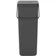 Ведро мусорное Brabantia Sort&Go 40 л серый 251047 (00801062) - изображение 1