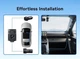 Видеорегистратор Baseus PrimeTrip VD1 Dash Cam C01159003K, 3K фронтальная + 1080P задняя камера, GPS, Wi-Fi - зображення 7