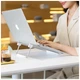 Підставка до ноутбука Ugreen LP230 Foldable Desktop Laptop Stand Silver (80348) - изображение 10