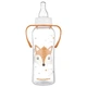 Бутылочка для кормления Canpol babies CUTE ANIMALS стандартная с ручками 250 мл оранжевая (11/845_ora) - изображение 2