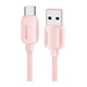 Дата кабель USB 2.0 AM to USB-C 1.0m 100W pink Essager (EXC7A-WL04-P) - изображение 1