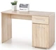 Стіл Halmar Lima B-1 з висувним ящиком 120 × 55 × 77 см Дуб Сонома (V-PL-LIMA-B1-SONOMA) (5905248102774) - зображення 1