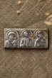 Автомобильная серебряная икона (код AP-1 G) 3,4*7,7 см - изображение 1