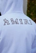 Чоловіче демісезонне худі Amiri з принтом XL біле (ARI037) - зображення 5