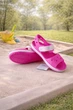 Босоножки для девочек Crocs Bayaband Sandal kids Electric pink J2 33-34 арт.205400-4QQ - изображение 2