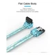 Кабель для передачи данных SATA 3.0 7pin F/F 0.5m L Blue Vention - изображение 5