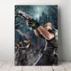 Интерьерная картина Обитель зла 4, Resident Evil 4 (2005), PS2, Леон Кеннеди и зомби, 42×30 см (id4057) - изображение 1