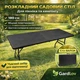 Садовий стіл розкладний Gardlov 12280 180 см чорний стіл туристичний пластиковий стіл-валіза для пікніка та кемпінгу - зображення 1