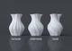 Закрученная Цветочная Ваза Blossom Vase Белый 18 См 3Д Печать - изображение 3