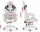 Геймерське крісло Hell's Chair HC-1007 White Black - изображение 10