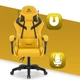 Геймерське крісло Hell's Chair HC-1007 Yellow Black - изображение 7