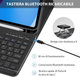 Чехол-клавиатура для iPad 10-го поколения 10.9 дюймов 2022 года, с Bluetooth клавиатурой, с держателем для стилус для iPad 10-го - изображение 6
