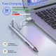 Стилус Surface Pen для Microsoft Surface Pro - 75 дней работы от батареи + 4096 Гц наклона и давления + колпачок для сенсорного - изображение 3