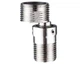 Регулируемый эксцентрик GAP 1/2" из нержавеющей стали AISI 304 для монтажа смесителей при кривых выводах - изображение 2