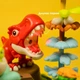 Игровой набор-конструктор OTAMANKO Flower Парк динозавров с эффектом холодного дыхания и игровыми фигурками 106 деталей (5320369) - изображение 3
