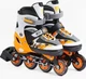 Роликові ковзани Best Roller 61720-S, регульовані, помаранчеві, розмір 30-33 - зображення 1