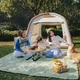 Килимок для пікніка водостійкий Naturehike CNK2350WS010, 145x170 см, зелений з принтом (FNR_6976507661676) - изображение 4