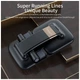 Подставка для планшета и телефона Knight Foldable Desk Mobile Phone Holder Stand (Alloy) Black Essager (EZJZM-QS01) - изображение 3