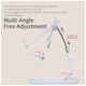 Подставка для планшета и телефона Knight Foldable Desk Mobile Phone Holder Stand (Alloy) Black Essager (EZJZM-QS01) - изображение 9