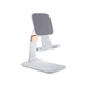 Подставка для планшета и телефона Knight Foldable Desk Mobile Phone Holder Stand (Alloy) White Essager (EZJZM-QS02) - изображение 1