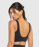 Спортивный топ для фитнеса женский Gymshark 194790 М Черный (2200005144435) - изображение 2