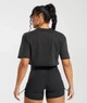 Спортивная футболка для фитнеса женская Gymshark 194812 М Черный (2200005144657) - изображение 3