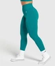 Спортивные леггинсы для фитнеса женские Gymshark 194774 M Морская волна (2200005144244) - изображение 3