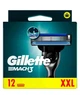 Сменные лезвия (картриджи) для бритья Gillette Mach3 12 шт. (62722389) - изображение 2