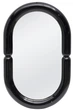 Настінне дзеркало Halmar Poster V-CH-POSTER-LUS-CZARNY Чорне (5905248137103) - зображення 1